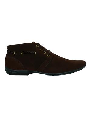 brown synthetic low ankle boots - 15036819 - Standard Image - 2