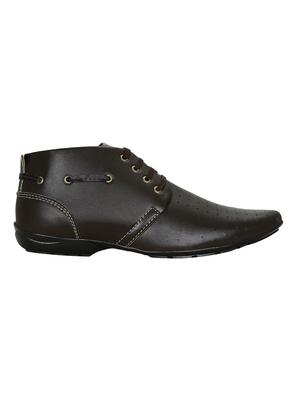 brown synthetic low ankle boots - 15036823 - Standard Image - 2