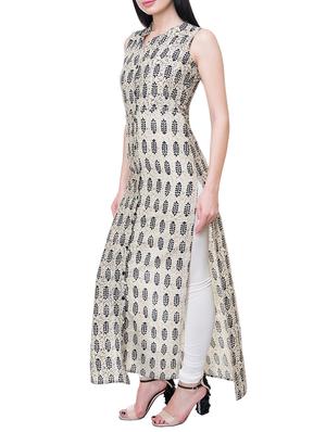 straight printed long kurta - 15036905 - Standard Image - 2