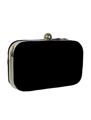 black velvet box clutch - 15037489 - Standard Image - 2
