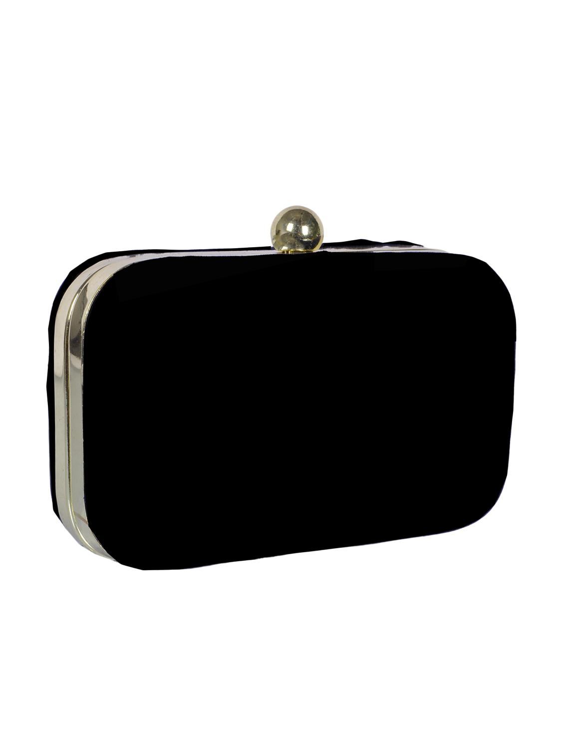 black velvet box clutch - 15037489 - Zoom Image - 2