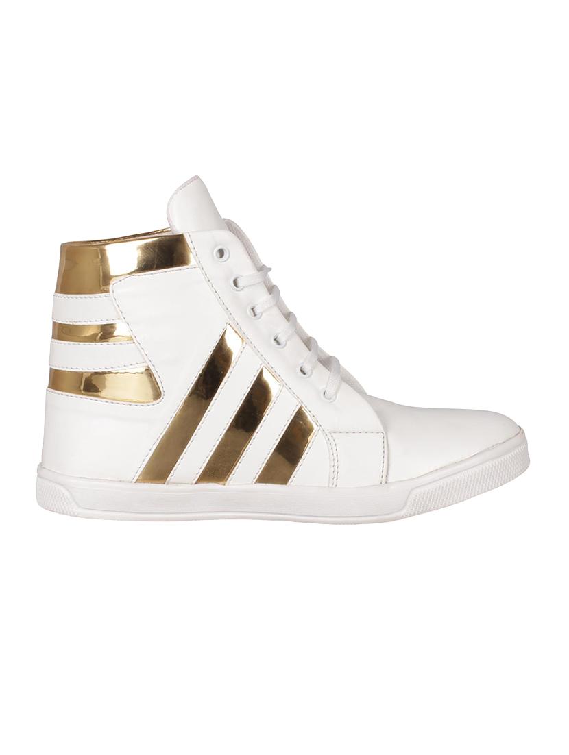 gold synthetic sneakers - 15040793 - Zoom Image - 2