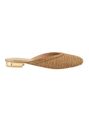 gold mules sandal - 15041082 - Standard Image - 2