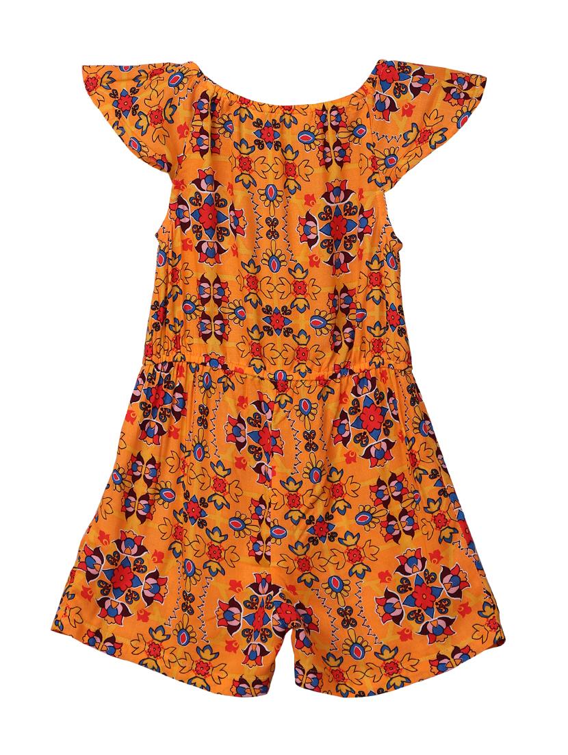orange viscose playsuit - 15042719 - Zoom Image - 2