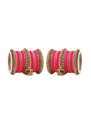 pink brass bangle - 15043126 - Standard Image - 2