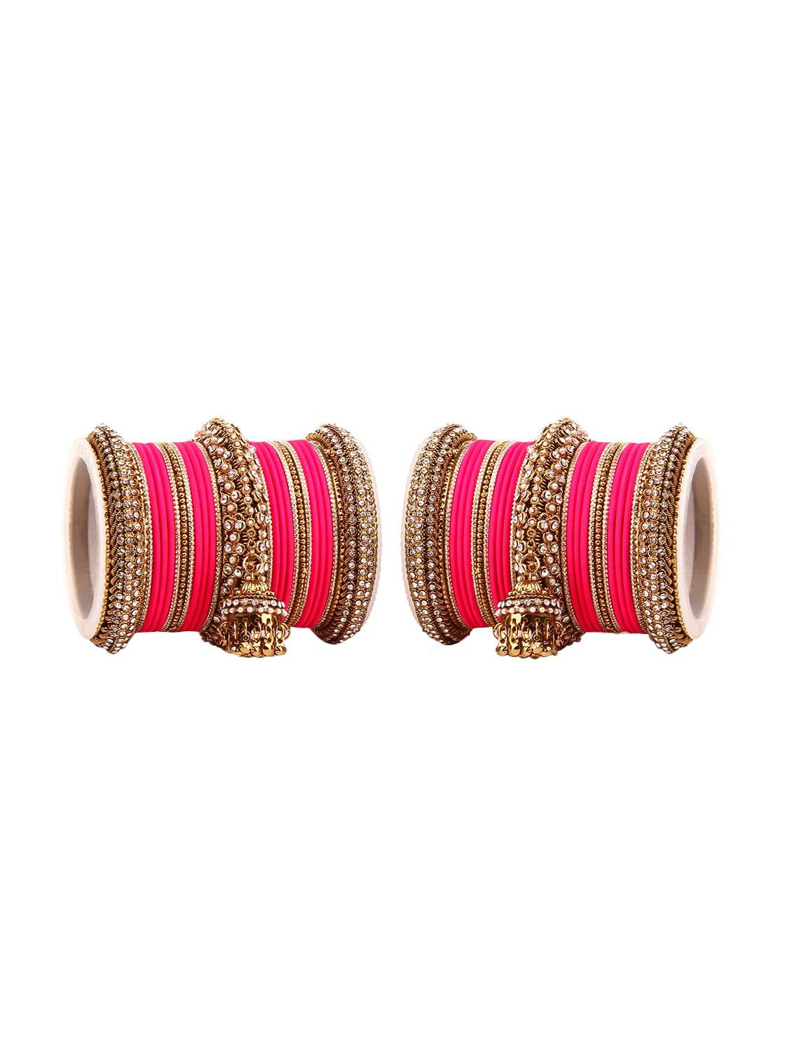 pink brass bangle - 15043126 - Zoom Image - 2