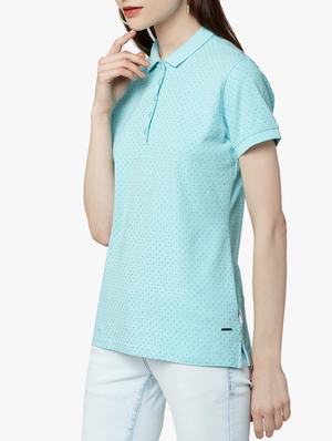 light blue printed tee - 15047231 - Standard Image - 2
