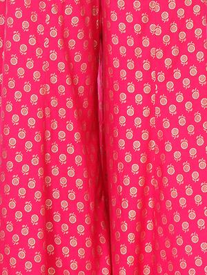 pink rayon palazzo - 15051534 - Standard Image - 5