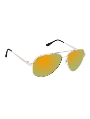 Cardon Yellow Aviator Mirrored & UV Protected Sunglass - 15053929 - Standard Image - 2