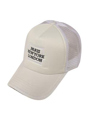 white polyester base ball cap - 15054185 - Standard Image - 2
