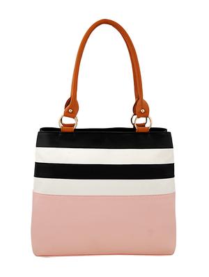 pink leatherette handbag - 15055889 - Standard Image - 2