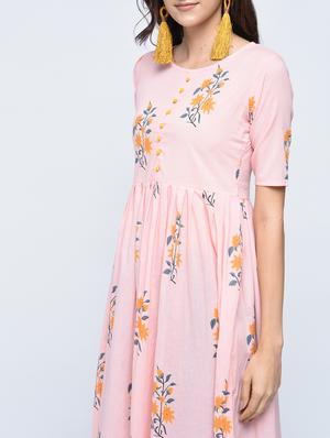 pastel printed kurta - 15057000 - Standard Image - 2
