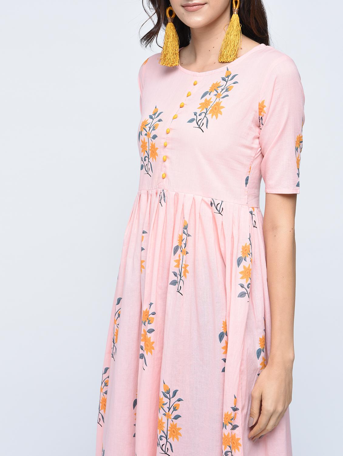 pastel printed kurta - 15057000 - Zoom Image - 2
