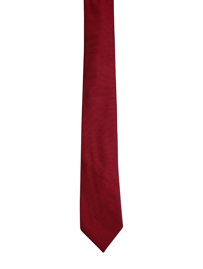 red micro fibre tie - 15057894 - Zoom Image - 2