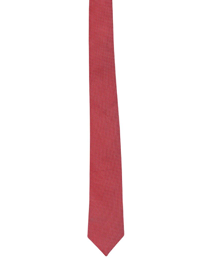 red micro fibre tie - 15057905 - Zoom Image - 2