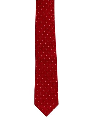 red micro fibre tie - 15057917 - Standard Image - 2