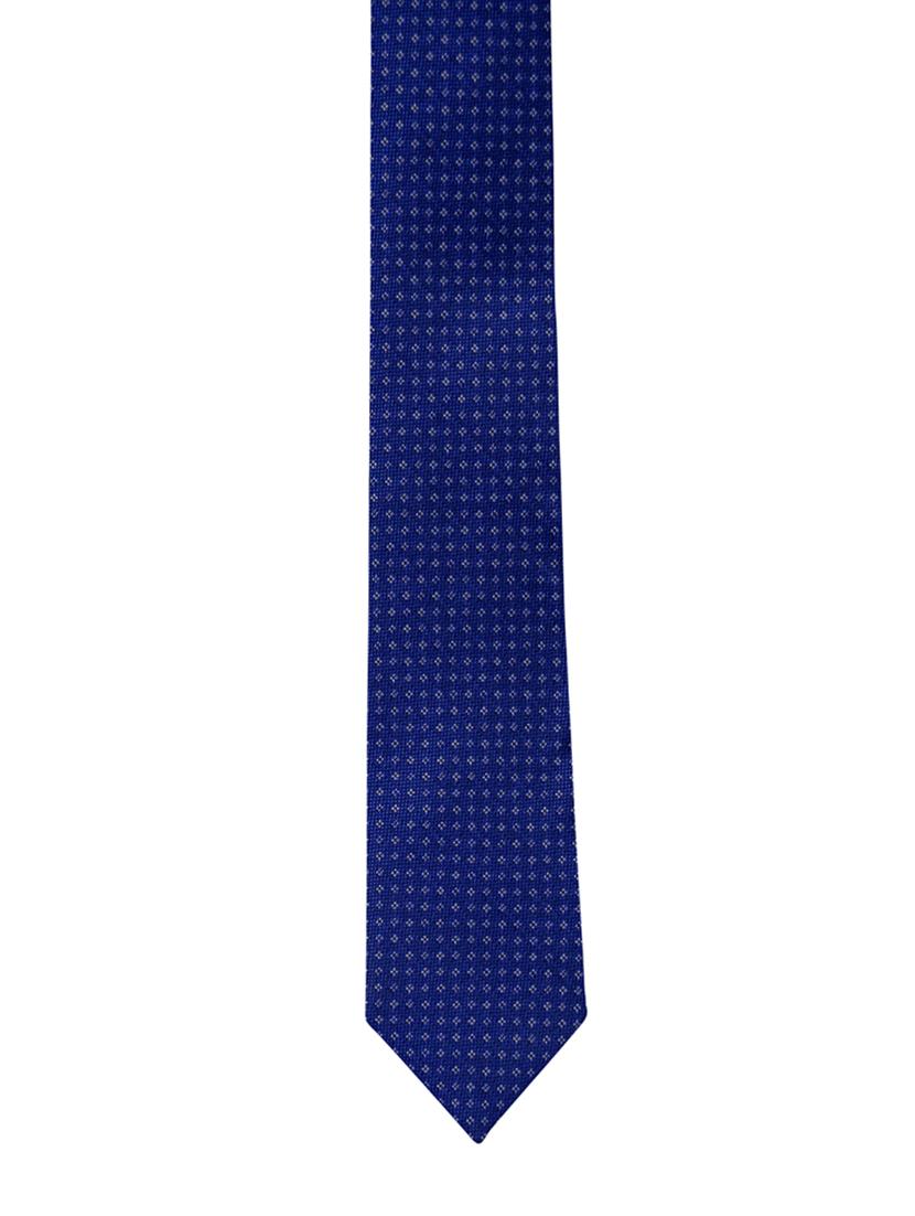 blue micro fibre tie - 15057919 - Zoom Image - 2