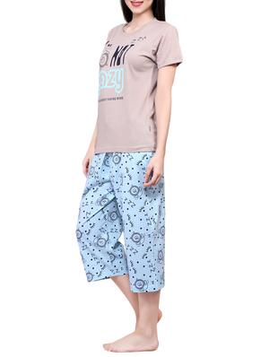 quirky top with capri set - 15059015 - Standard Image - 2