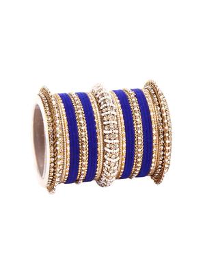 blue metal bangle - 15061795 - Standard Image - 2