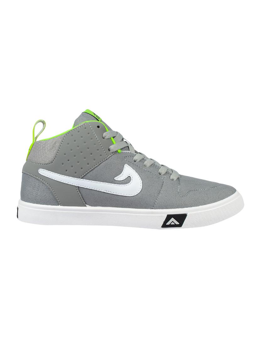 grey canvas lace up sneaker - 15061797 - Zoom Image - 2