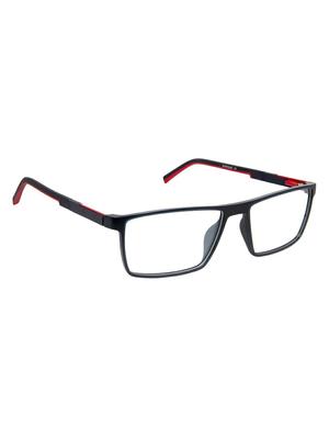 David Blake Matte Black Rectangular Full Rim EyeGlass - 15064059 - Standard Image - 2