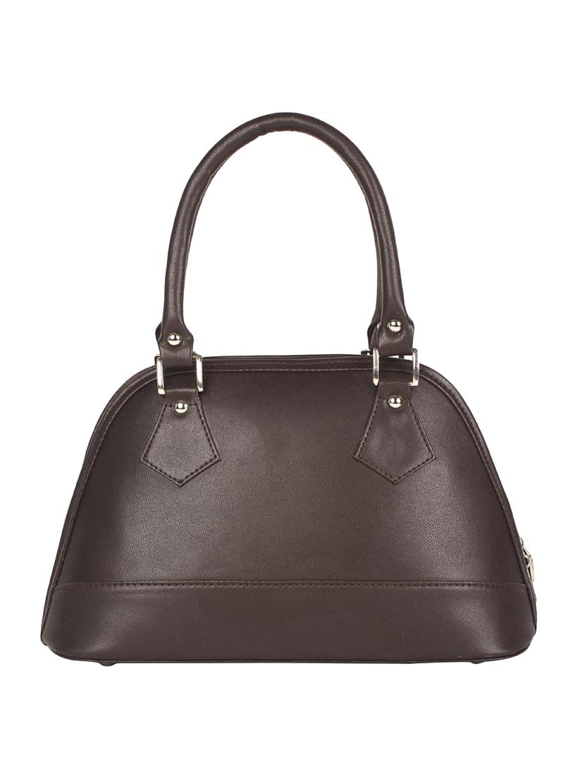 black leatherette regular handbag - 15066617 - Zoom Image - 2