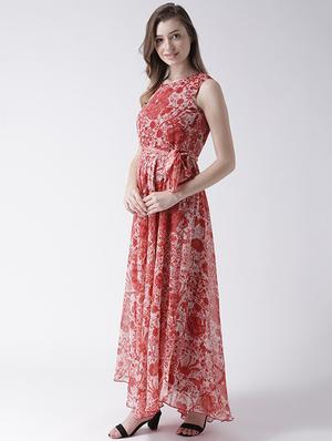tie-knot belt maxi dress - 15066966 - Standard Image - 2