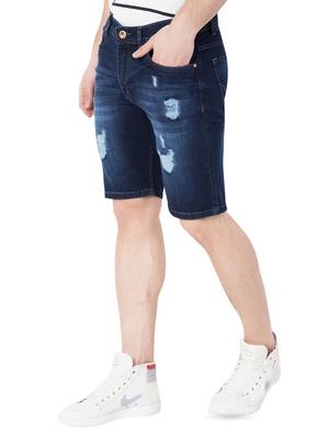 dark blue denim shorts - 15068354 - Standard Image - 2