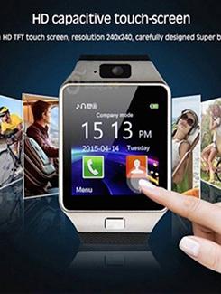 latest stand-alone phone watch & works with android & ios mobiles 2.0mp camera - 15072077 - Standard Image - 2