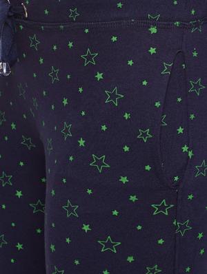 navy blue cotton pajama - 15076027 - Standard Image - 5