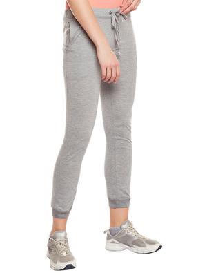grey cotton track pant - 15076032 - Standard Image - 2