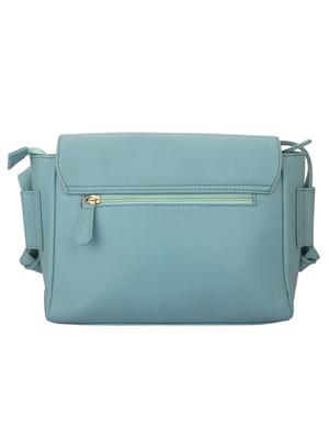 blue leatherette regular sling bag - 15078882 - Standard Image - 2