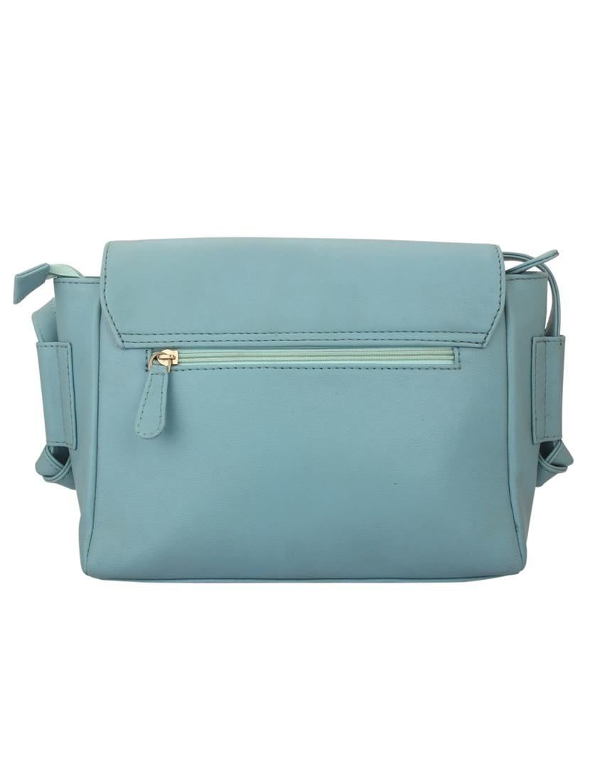 blue leatherette regular sling bag - 15078882 - Zoom Image - 2