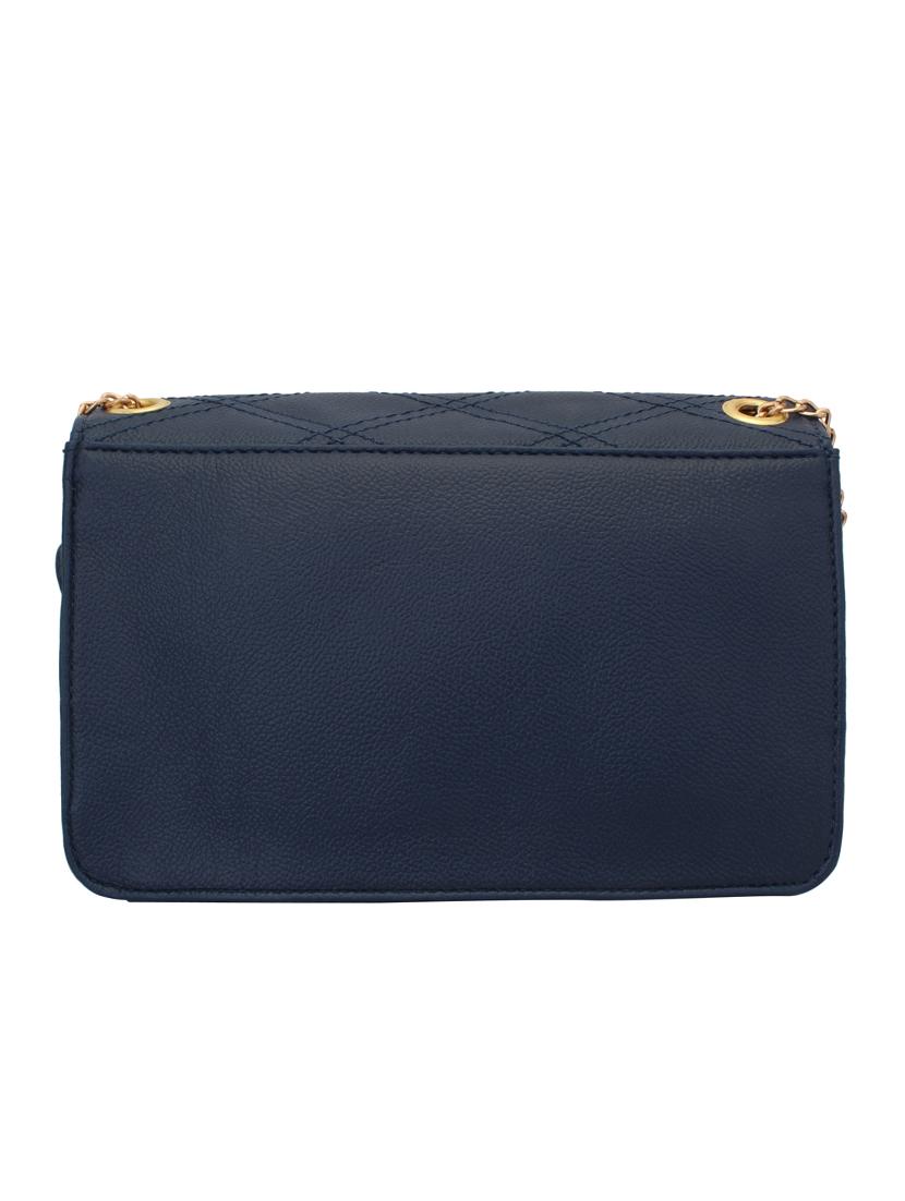 blue leatherette regular sling bag - 15078899 - Zoom Image - 2
