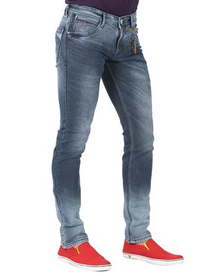 blue denim washed jeans - 15080476 - Standard Image - 2