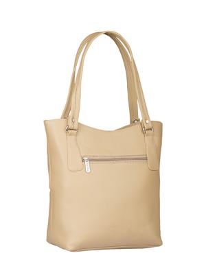 cream leatherette regular handbag - 15082328 - Standard Image - 2
