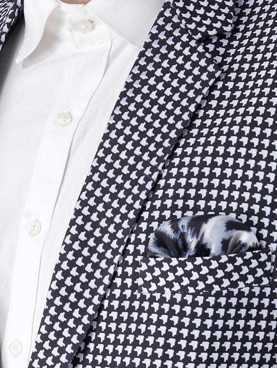 black polyester casual blazer - 15084379 - Zoom Image - 5