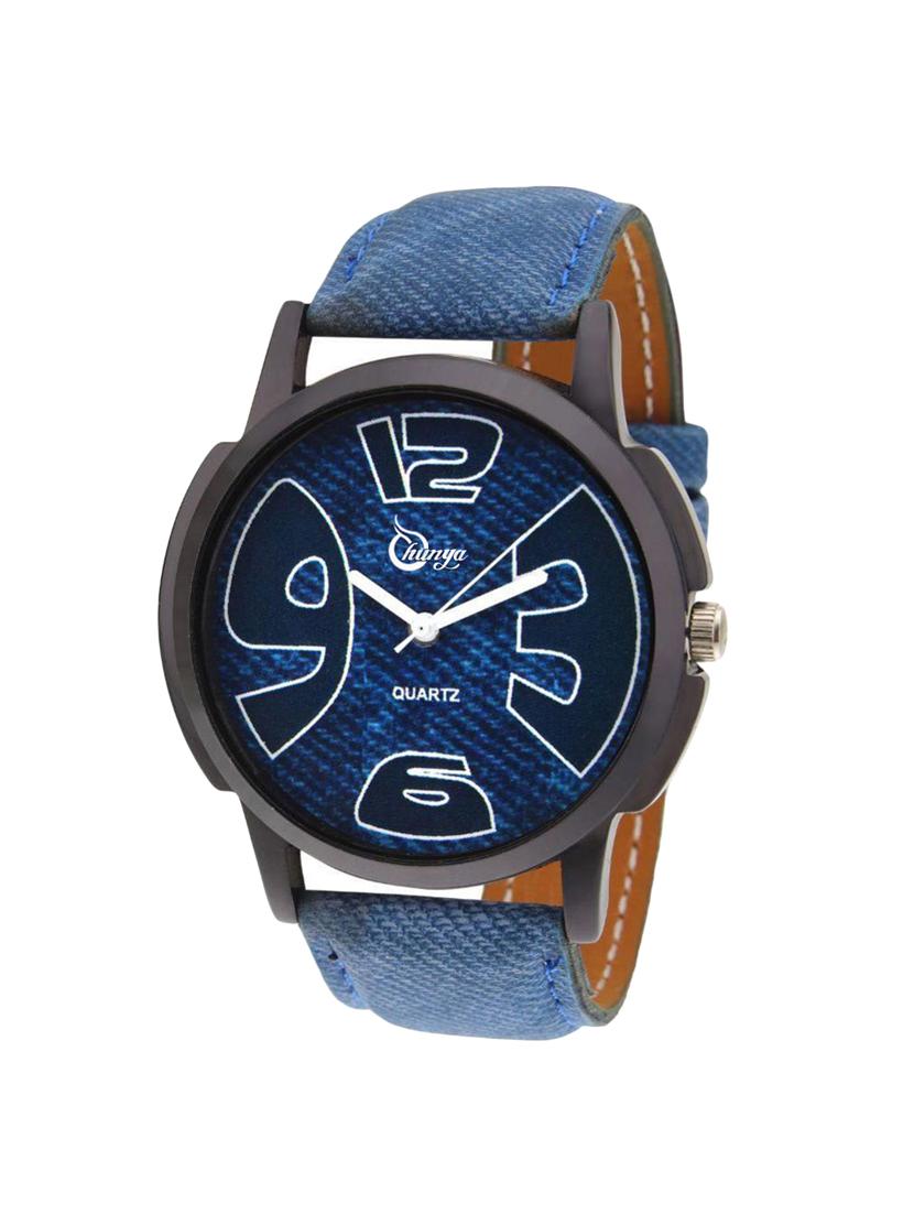 shunya sf103106 blue and brown stylish strap wrist watch combo for men's and boy's - 15088071 - Zoom Image - 5