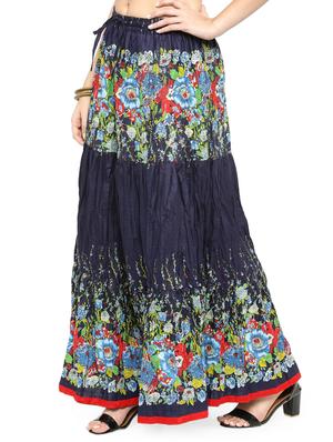 printed tiered skirt - 15090939 - Standard Image - 2