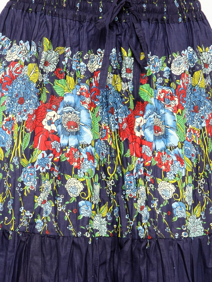 printed tiered skirt - 15090939 - Zoom Image - 5
