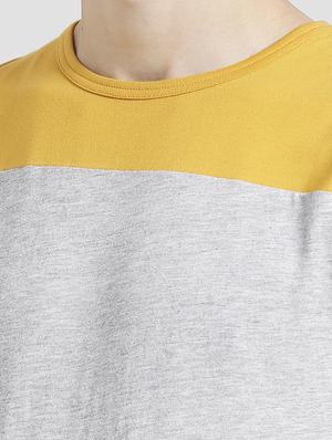 multi colored cotton color block tshirt - 15092293 - Standard Image - 5