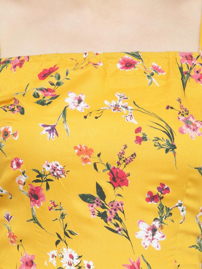 cami neck floral a-line dress - 15093424 - Zoom Image - 5