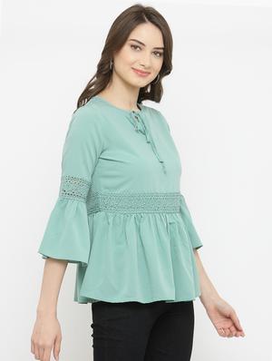 blue solid top - 15093449 - Standard Image - 2