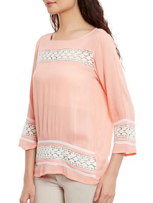 pink lace top - 15095443 - Standard Image - 2