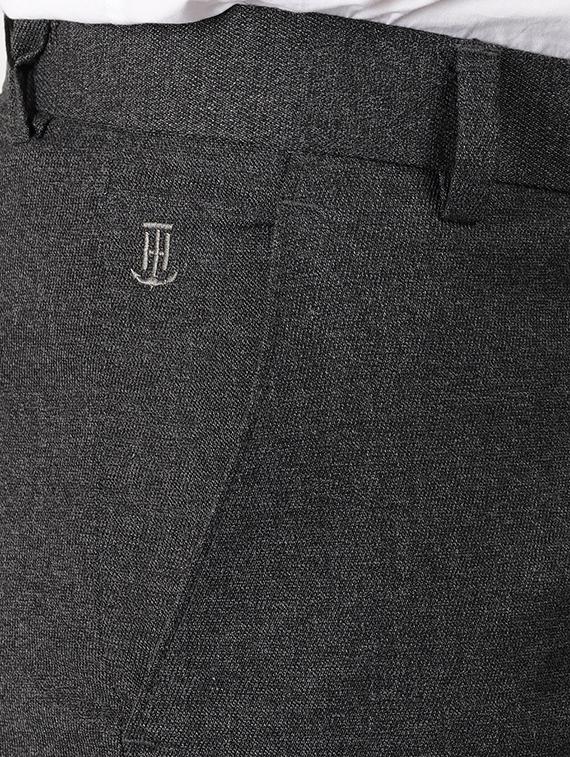 grey polyester blend flat front formal trouser - 15097502 - Zoom Image - 5
