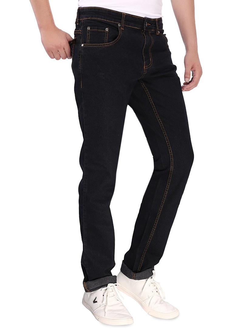 black denim plain jeans - 15097819 - Zoom Image - 2