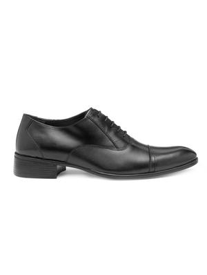 black leather laceup oxfords - 15099082 - Standard Image - 2