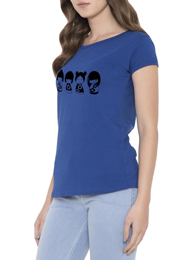 round neck graphic printed tee - 15101183 - Zoom Image - 2
