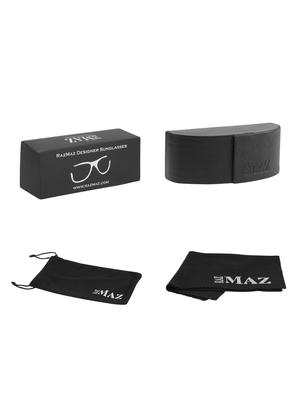 UV Protected Unisex Half-Rim Round Wayfarer Clubmaster Sun-Glasses For Men And Women - 15102423 - Standard Image - 5