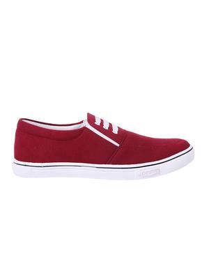 red Canvas casual slipon - 15106599 - Standard Image - 2